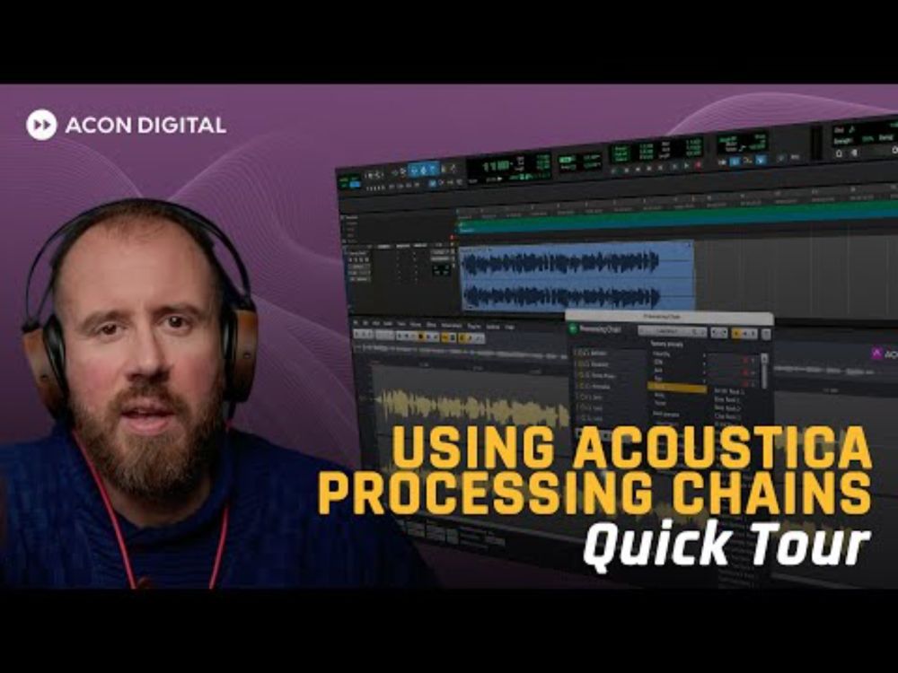 Using Processing Chains in Acoustica