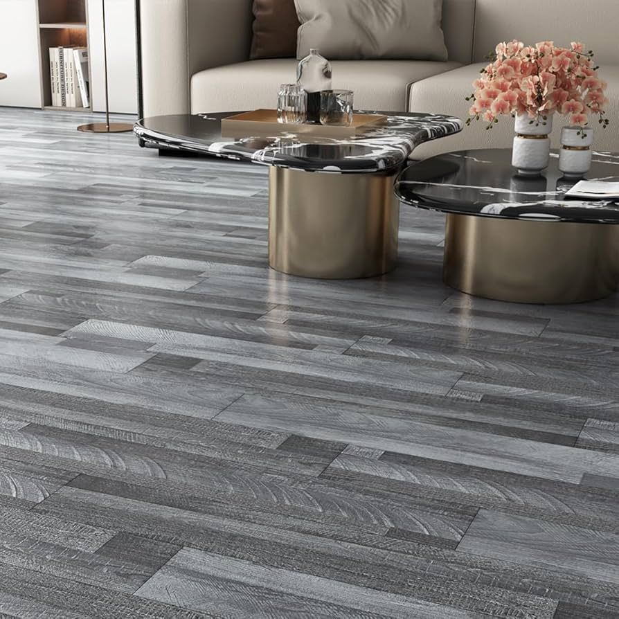 Grey vinyl flooring 