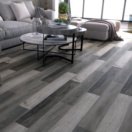 Grey vinyl flooring 