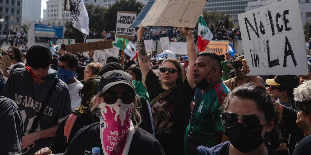 Right wing creators are dominating L.A. protest coverage