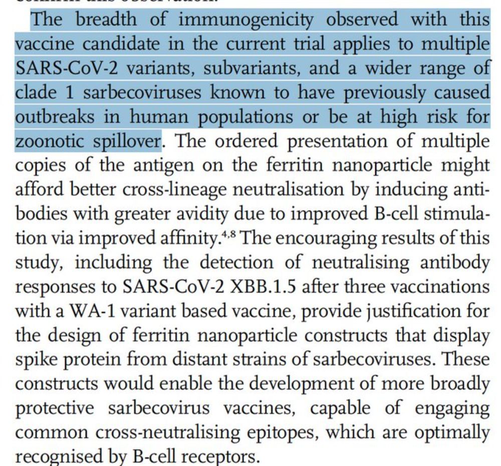 Eric Topol on X: "We haven't seen this in people before: "Individuals vaccinated with SpFN/ALFQ had robust cell-mediated and antibody responses against multiple clade 1 sarbecoviruses." Congrats @WalterReedArmy @Jackson_Fdn and collaborators https://t.co/buJVNxM1M8" / X