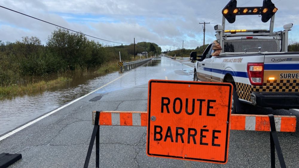 Les averses ont un impact sur le réseau routier