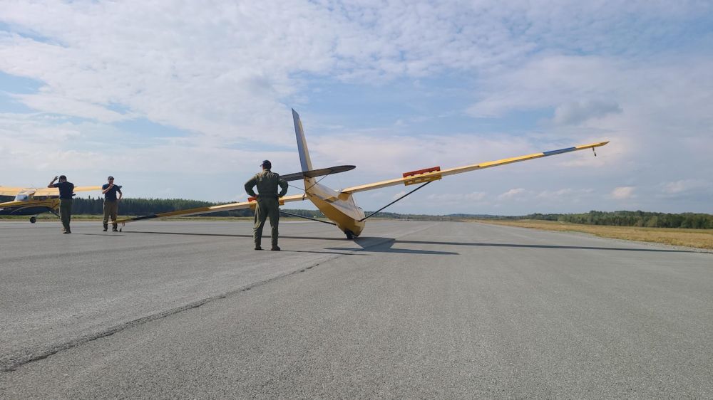 Des planeurs de l’Armée canadienne dans le ciel de Rouyn-Noranda