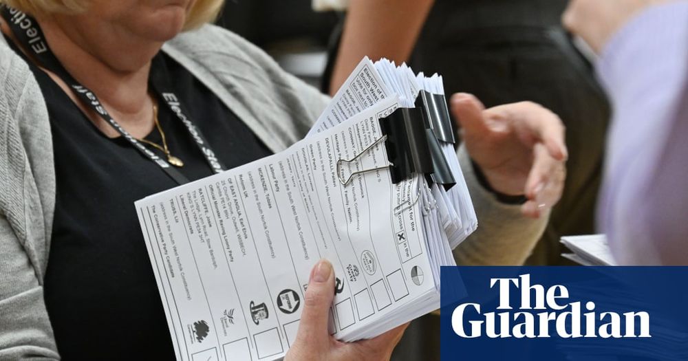 Lowest turnout in UK general election since universal suffrage, report shows