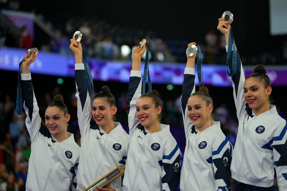 Israeli team wins silver in #rhythmicgymnastics, claiming nation’s 7th medal of Games