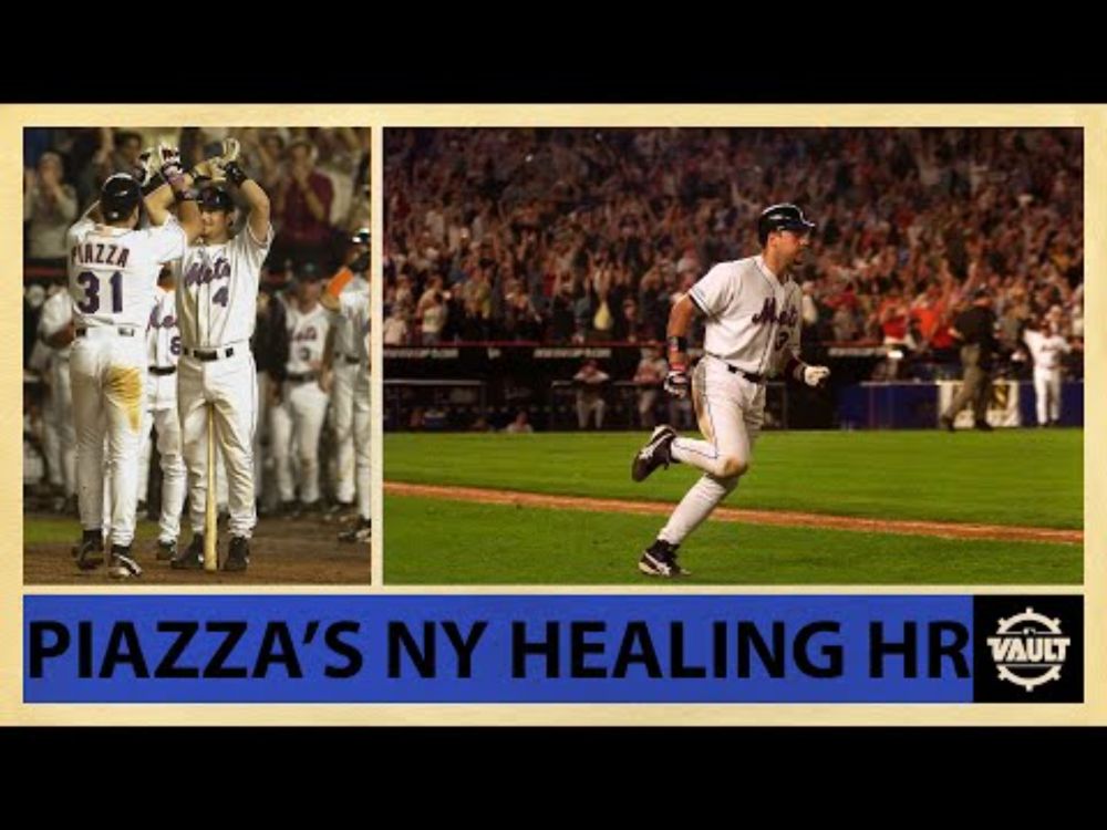 Mike Piazza's emotional post-9/11 home run | Relive that unforgettable night in Queens