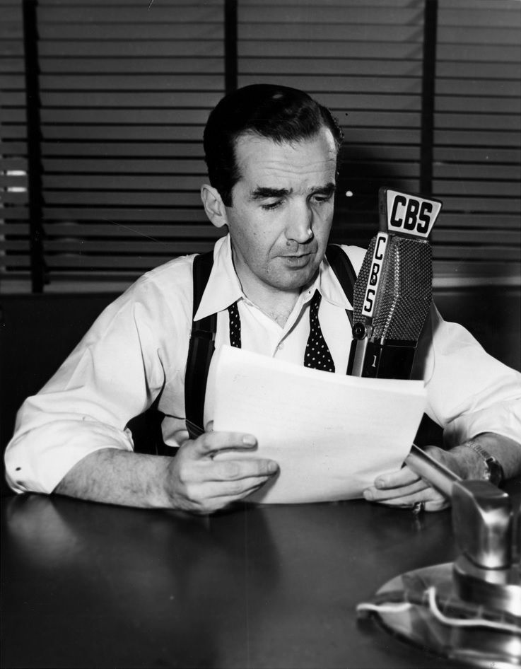 Edward R. Murrow slams HUAC's rule changes for journalists in a 1949 radio broadcast.