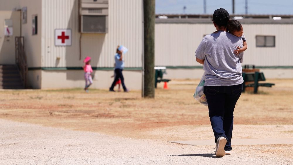 A judge on Friday was considering a Trump administration request to end a decades-old policy on protections for immigrant children in federal custody that the government says is inhibiting its immigra...