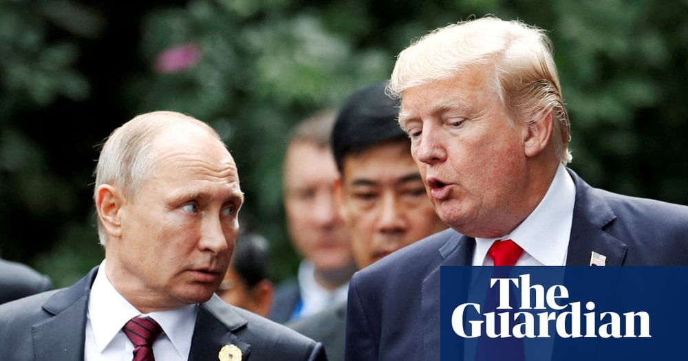 US president’s statement comes as he plans to meet Vladimir Putin ‘very soon’