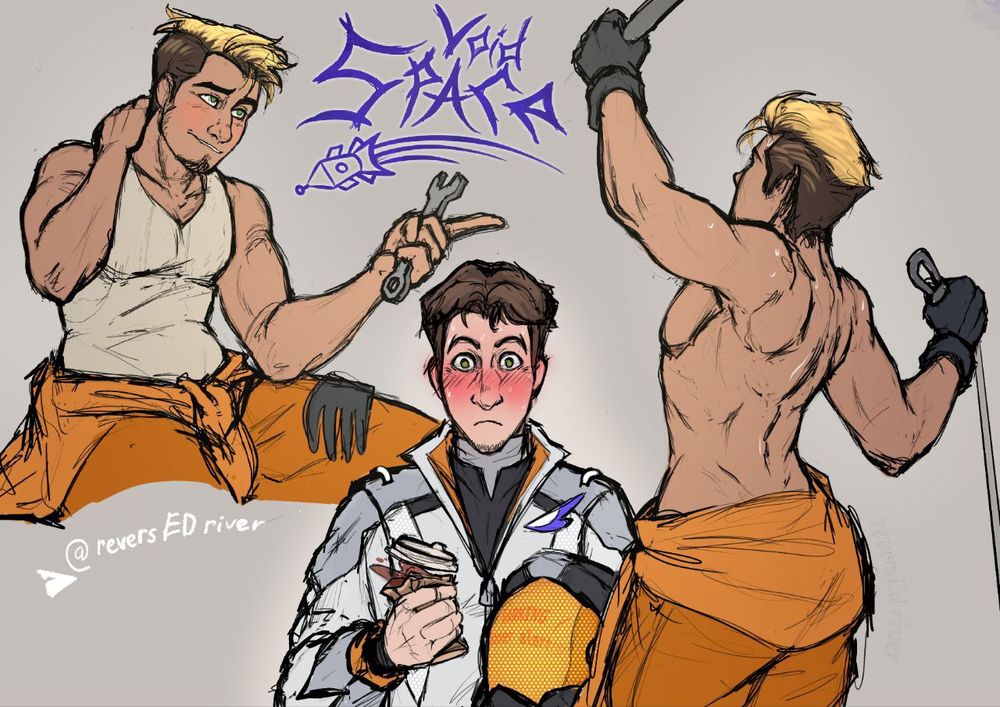 The original characters Ed and Zhenya at the time of their first acquaintance.