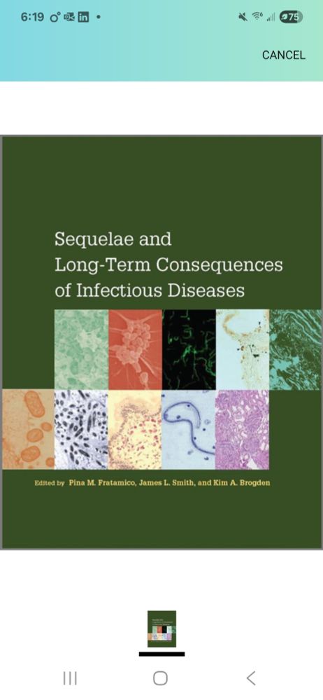 Textbook, sequelae and long- term consequences of infectious diseases