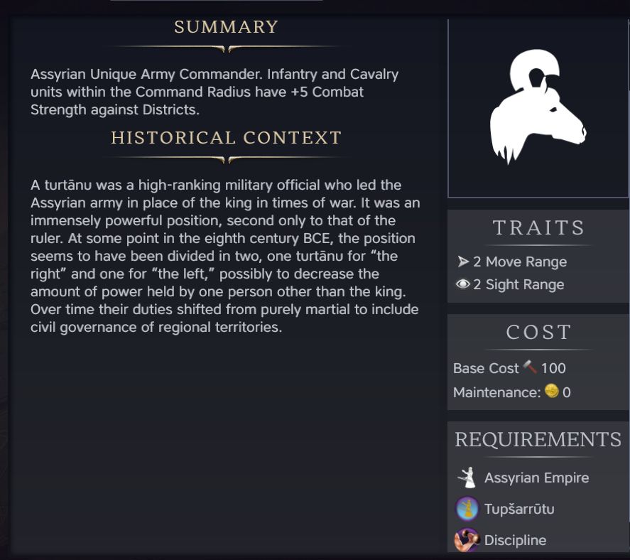 Civilopedia for turtanu.