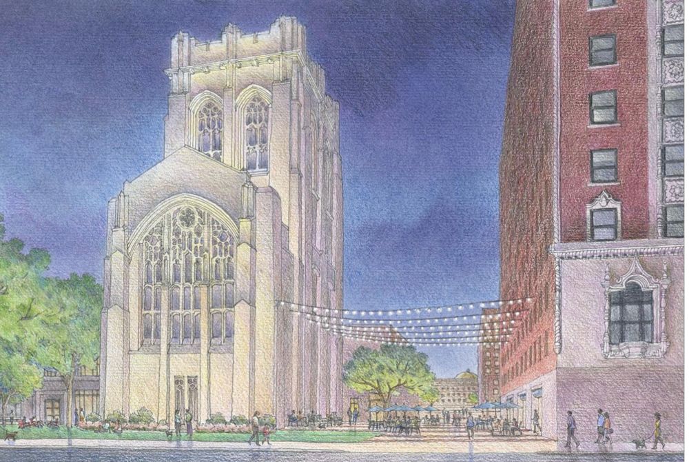 Render of City Methodist Tower 