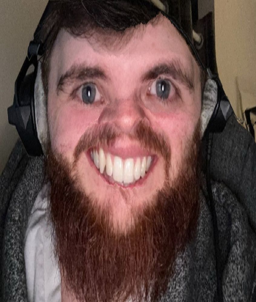 Previous photo, looking like a skin walker all distorted 