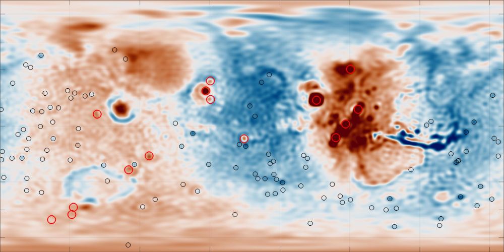 What Lies Beneath Mars? Gravity Maps Expose Hidden Martian Structures