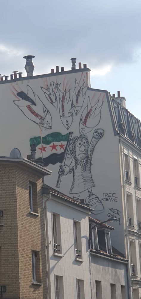Grande pièce de StreetArt #FreeGaza
