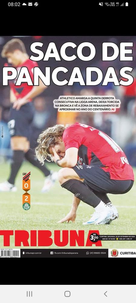 Saco de pancadas do Brasileirão 2024 👇🏻👇🏻👇🏻