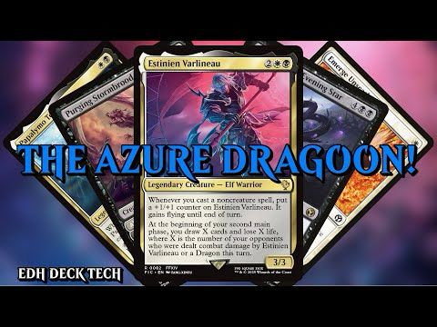Estinien Varlineau Commander Deck | MTG EDH Deck Tech (Final Fantasy) | THE AZURE DRAGOON!