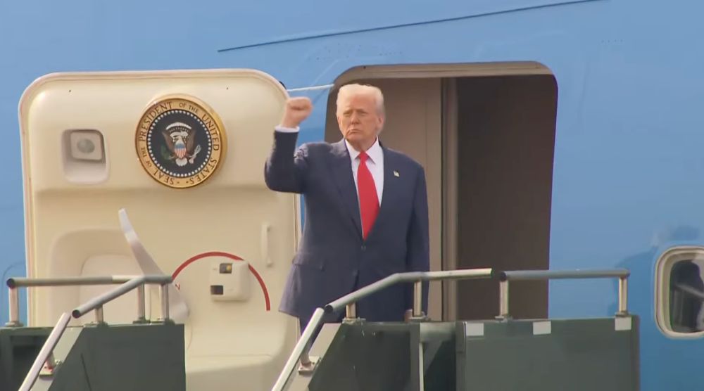 President Trump has departed South Korea and is returning to Washington. 
