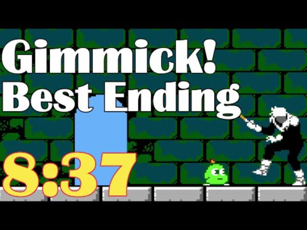 (WR) Gimmick! Best Ending Speedrun in 8:37