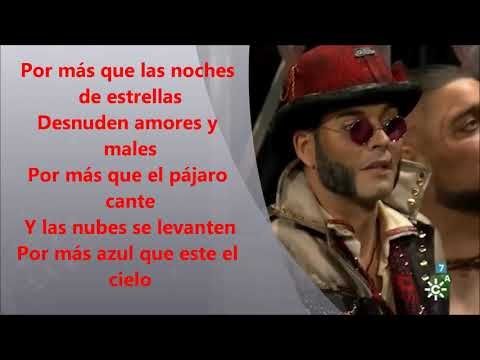 Pasodoble "Por anchos que sean los mares (Madres)" de Los Mafiosos-Comparsa  Letra, lyrics y karaoke