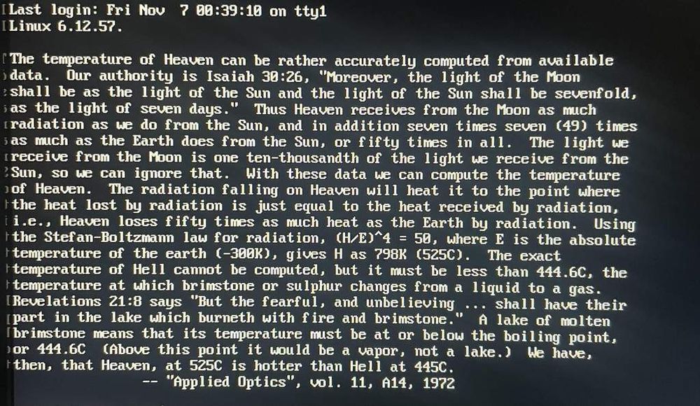 Linux wisdom 🤪
#atheism