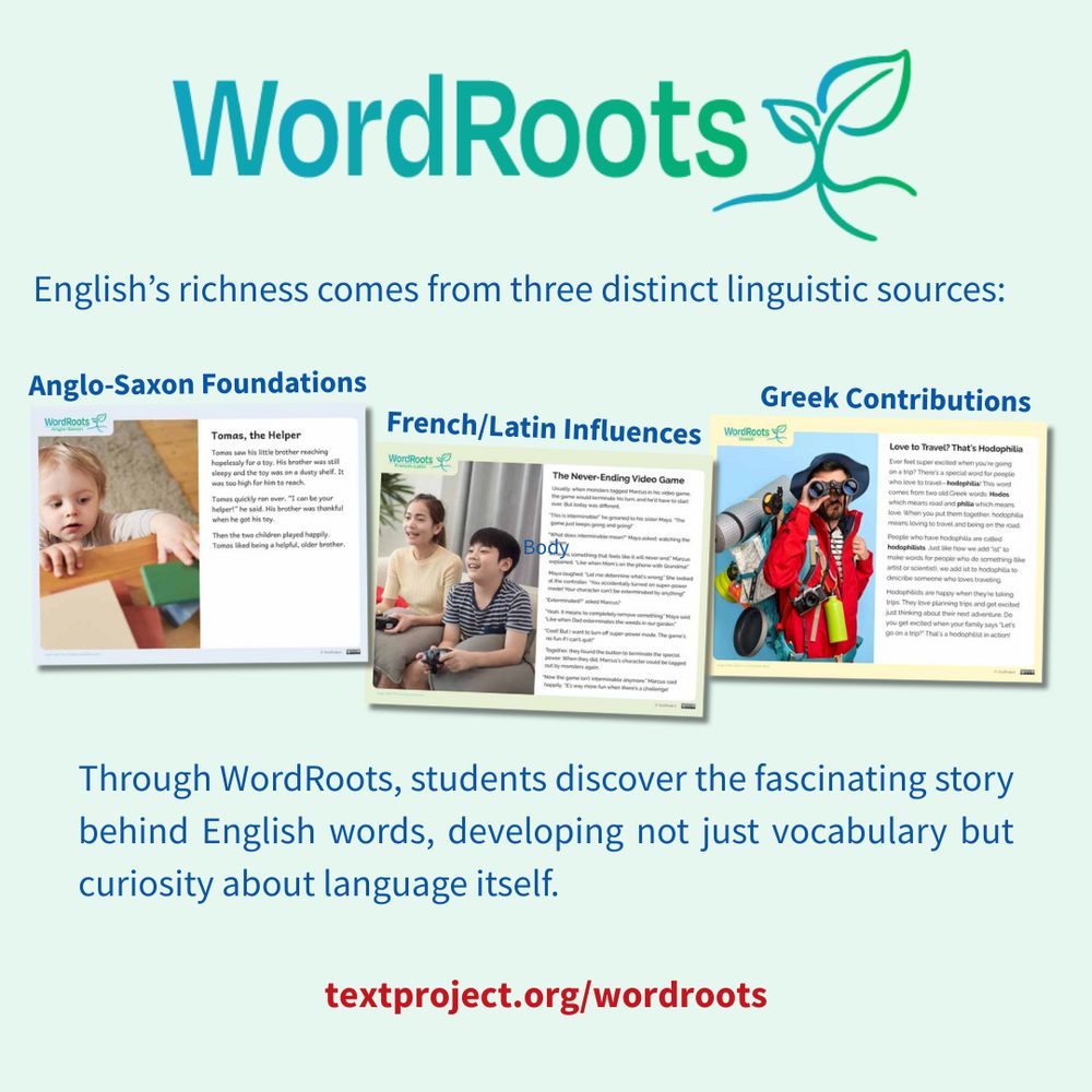 English’s richness comes from three distinct linguistic sources: Anglo-Saxon Foundations, French/Latin Influences, and Greek Contributions. Through WordRoots, students discover the fascinating story behind English words, developing not just vocabulary but curiosity about language itself.