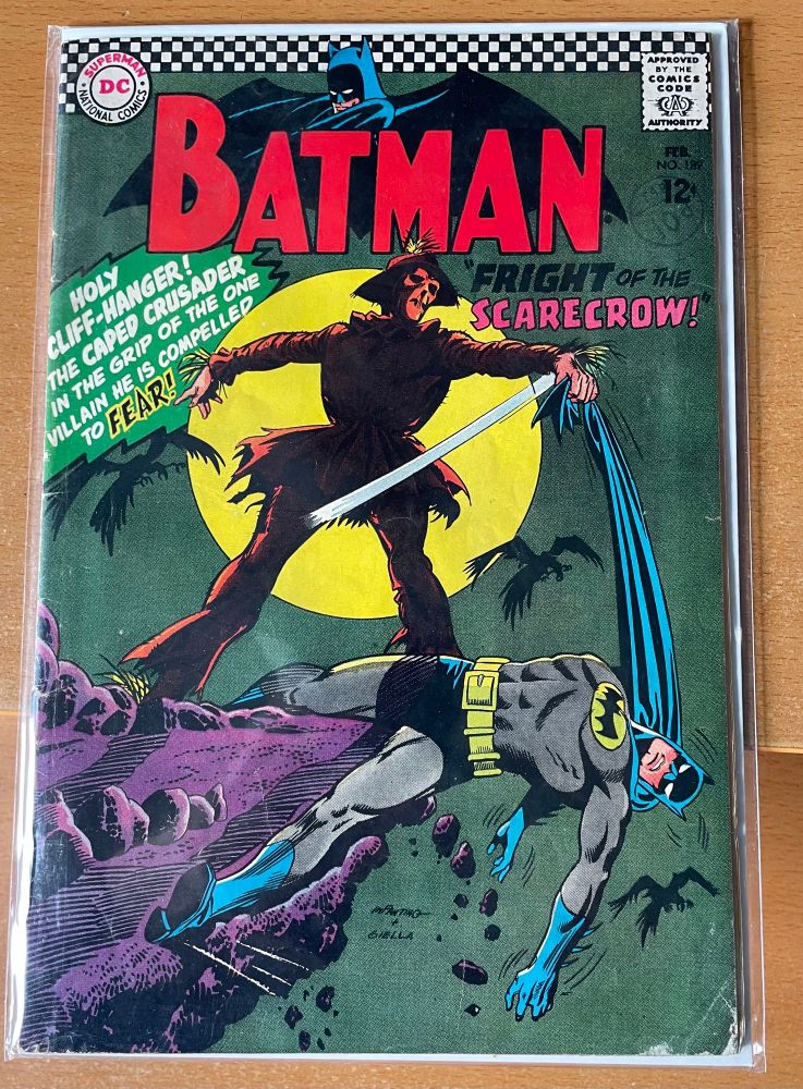 Batman #189 (1967, DC Comics) first silver age appearance of Scarecrow 