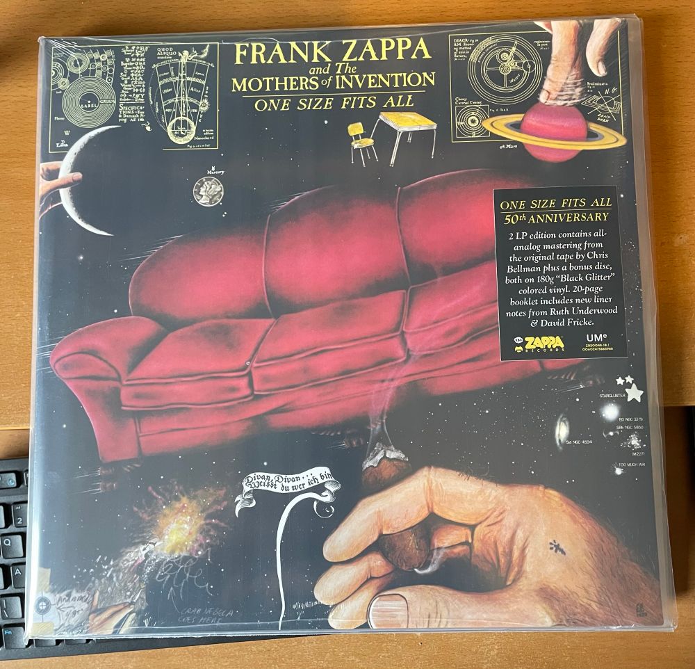 One size fits all by Frank Zappa and the Mothers 50th Anniversary reissue (1975/2025, Zappa Records)
