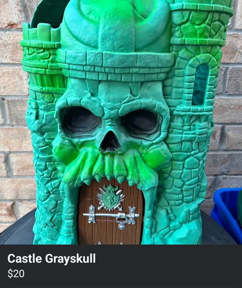 A Castle Greyskull toy from He-Man and The Masters of the Universe that I really had my eye on 35 years ago. Listed on Facebook marketplace for $20