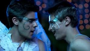 Two Young men about to kiss from Were the World Mine