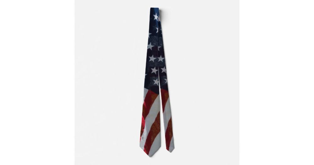 Old Glory Neck Tie | Zazzle