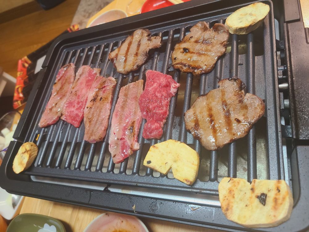 家焼肉したの