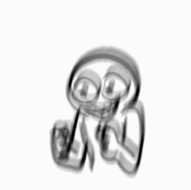 Meme of a person vibrating excitedly 