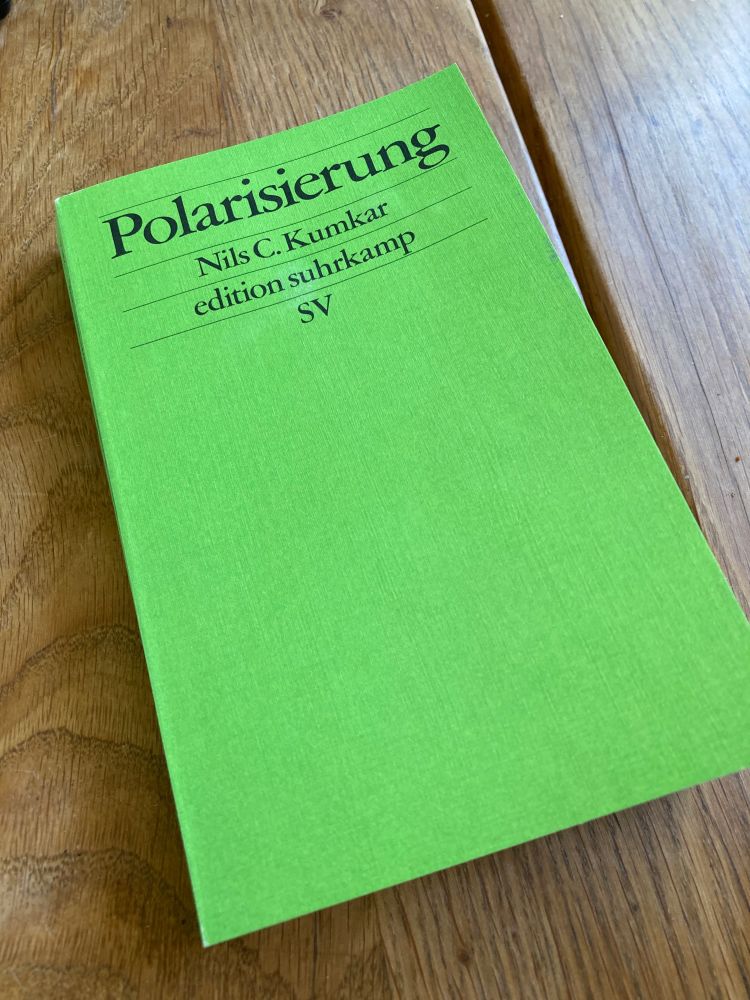 Foto des Buchs Polarisierung von Nils Kumkar