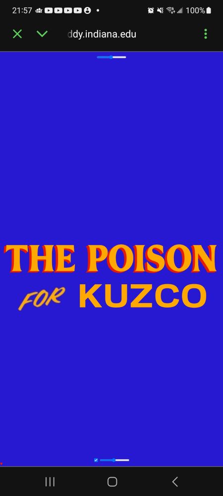 THE POISON FOR KUZCO