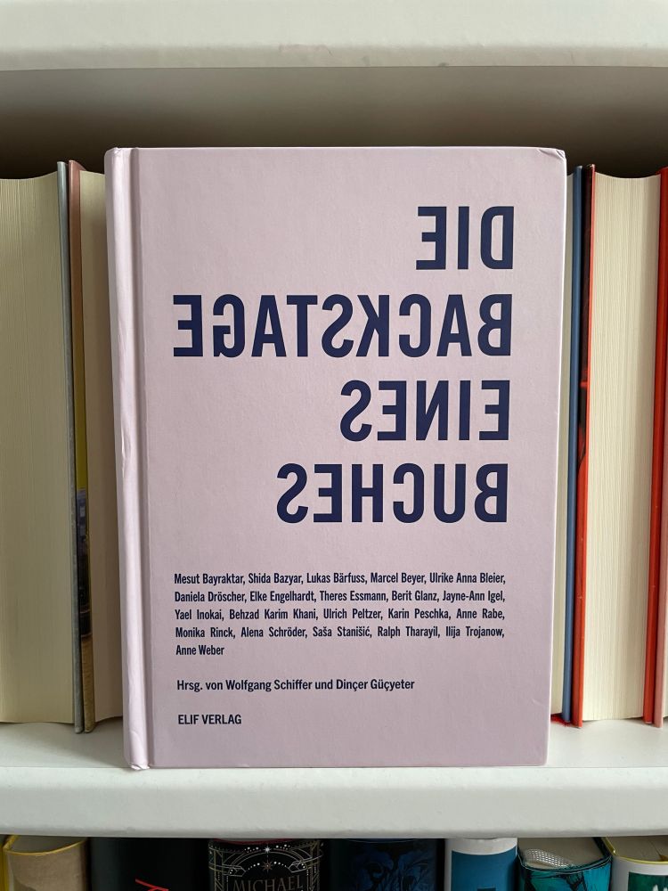 Cover des Buches Backstage eines Buches aus dem Elif Verlag