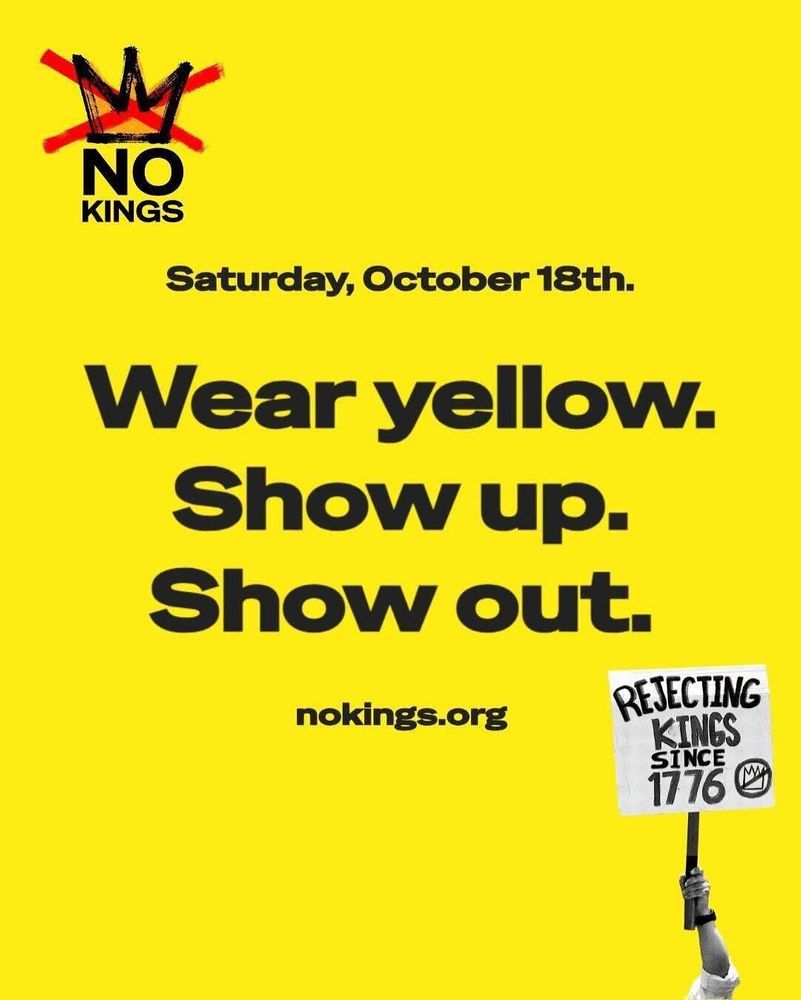 Wear yellow to show your unity at the protests!