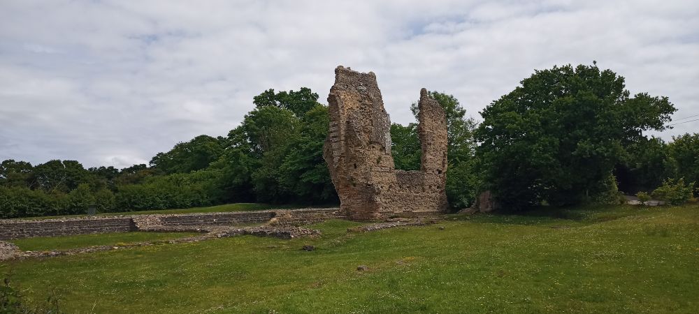 Ruins of the Roman baths near Valognes