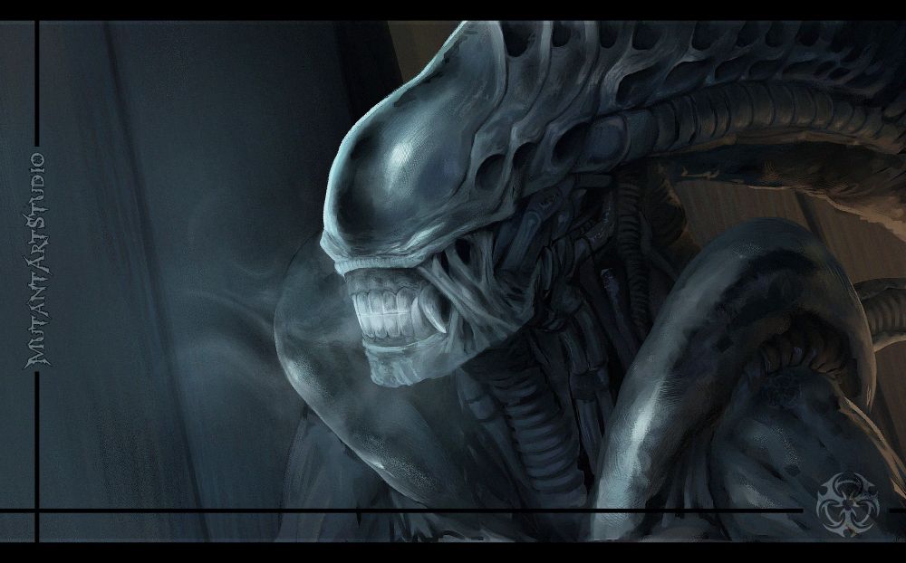 Recorded time-lapse of a xenomorph, finished image.

#alien #alienmovies #xenomorph #alienromulus #art #digitalart #speeddrawing #timelapse #digitalpainting #illustration #space