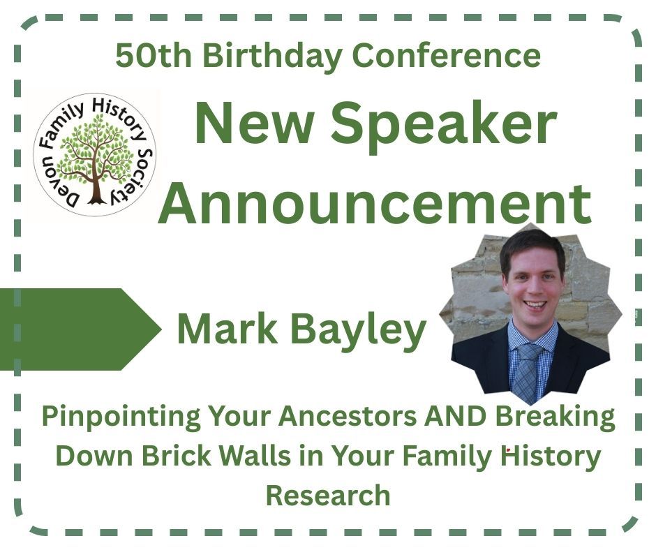 Advert for Mark Bayley as a speaker
