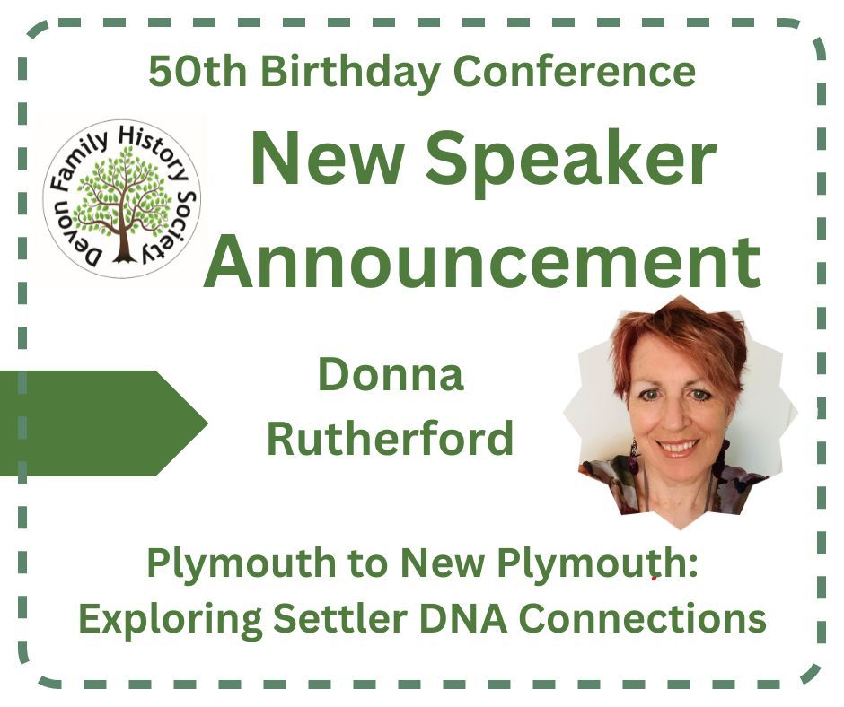 Poster announcing Donna Rutherford