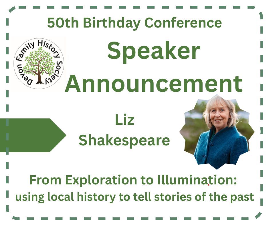 Poster advertising Liz Shakespeare