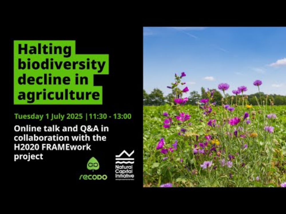 Natural Capital Initiative: Halting biodiversity decline in agriculture