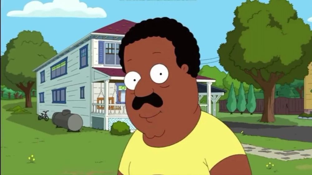 Cleveland Brown, as seen in the intro sequence to The Cleveland Show.