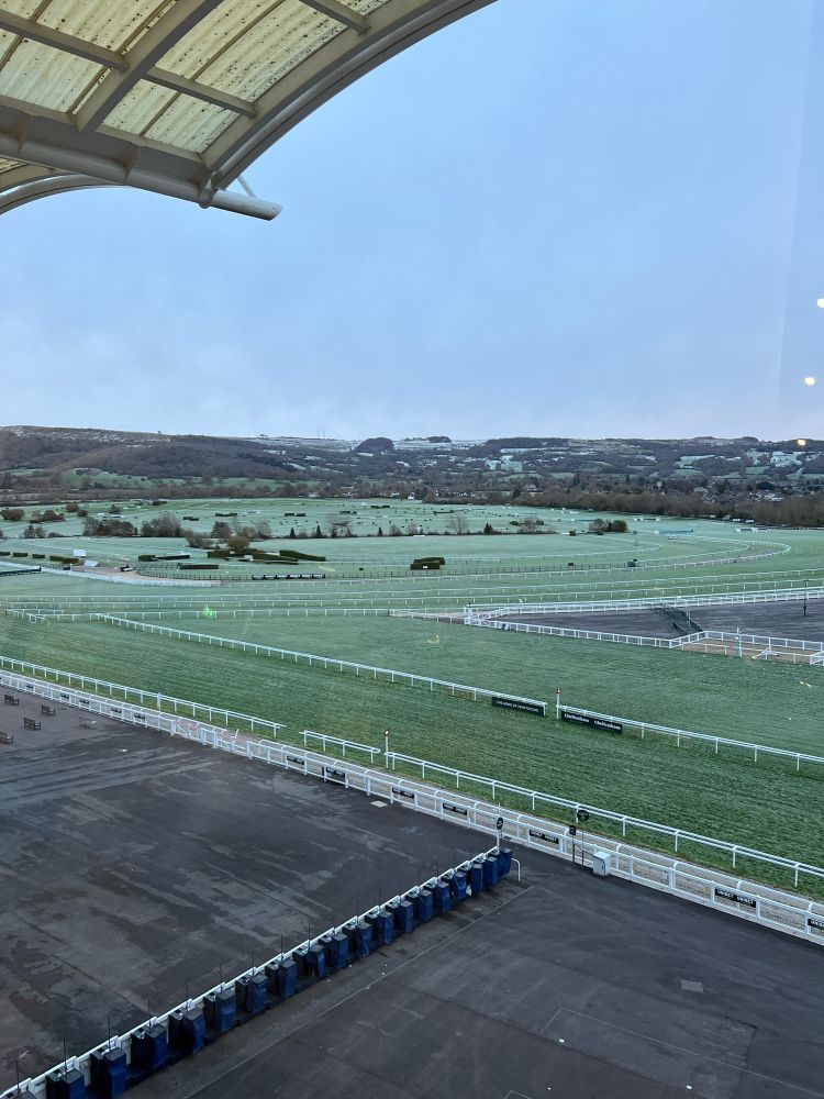 A shot of Cheltenham racecourse