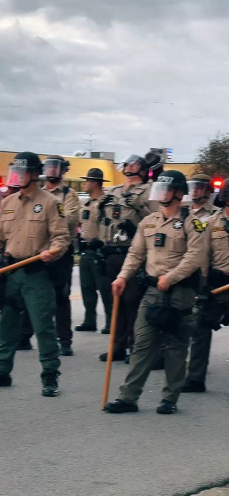 Line of state police
