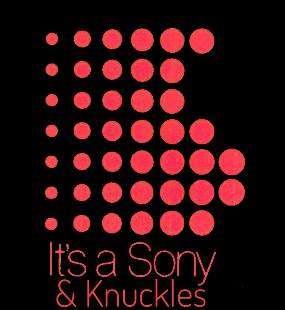 1990s-2000s or so It's A Sony logo with the added line & Knuckles
