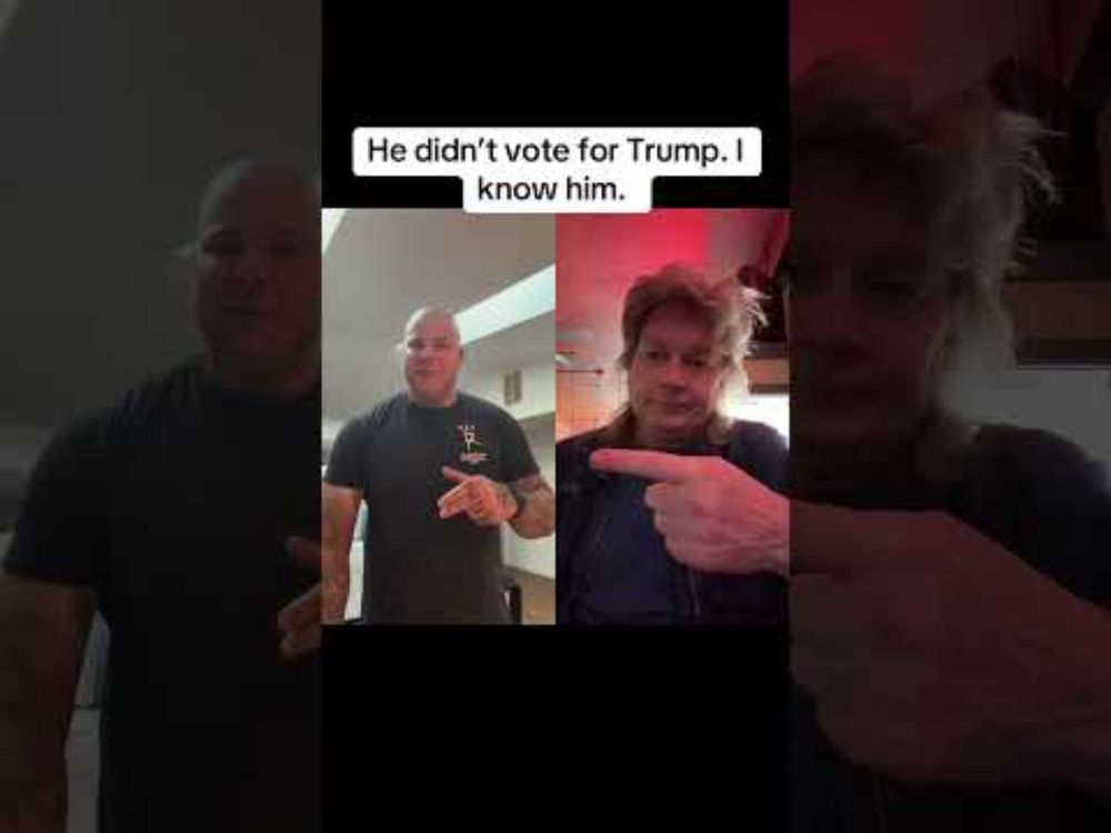 Joe Berzerk He didn’t vote for Trump