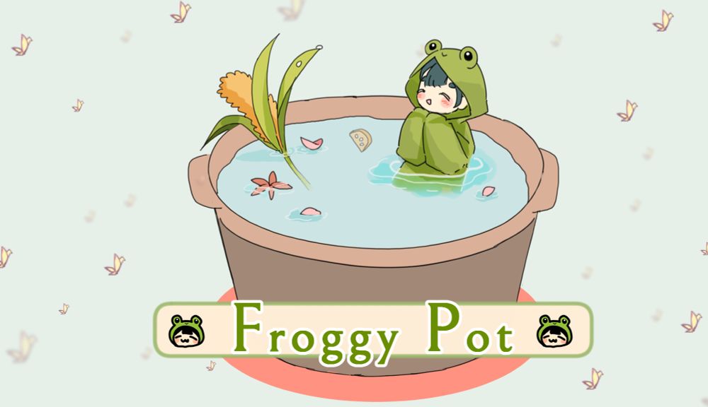 The visual novel called Froggy Pot. It's a short game that deals with existential crisis. 

TW: mentions of death/loss of a loved one and may trigger deep hopelessness, stagnation and depressive thoughts. 